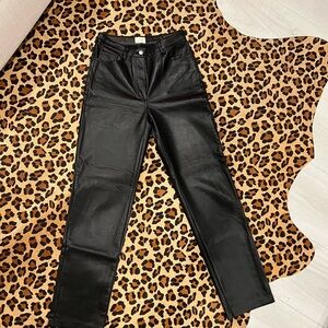 Aritzia Wilfred Leather Pants
